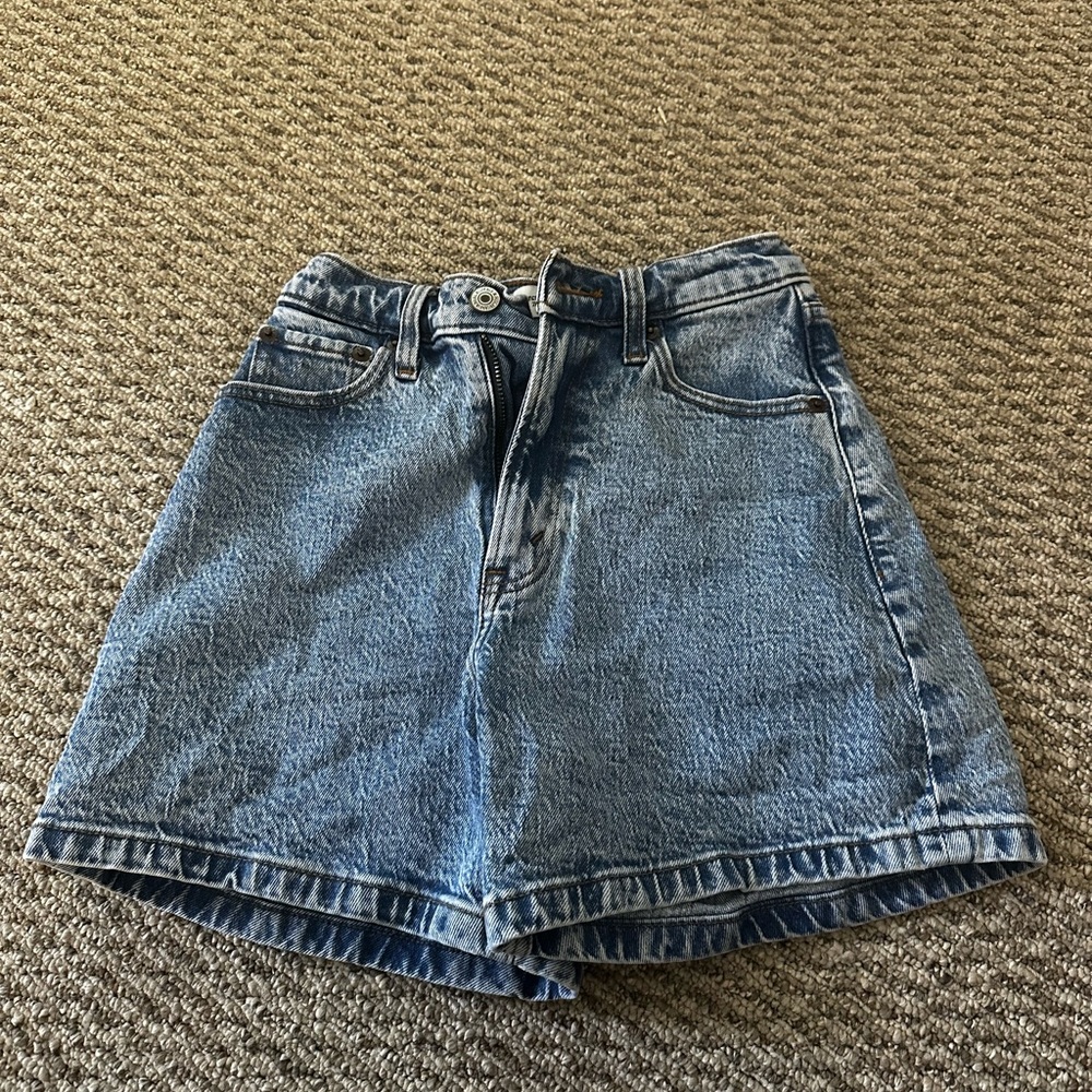 Abercrombie & Fitch Classic Blue Jean Shorts